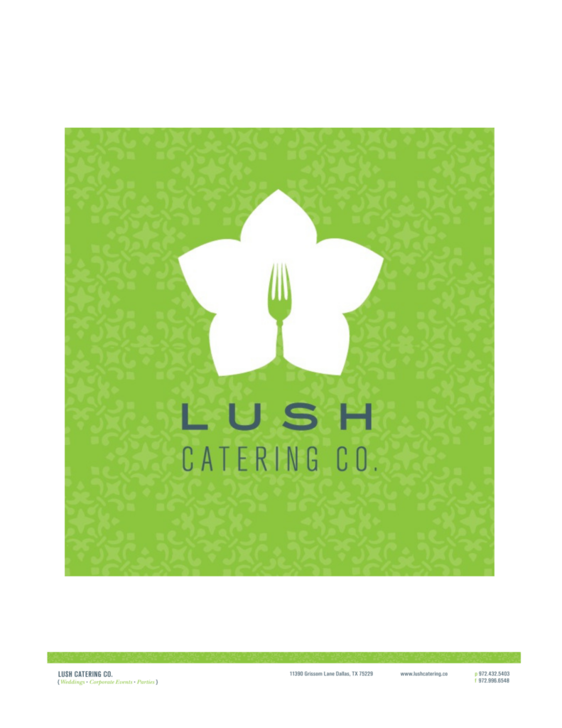 Image Lush Catering Corporate Menu Fall 2023 Page 1 of 12
